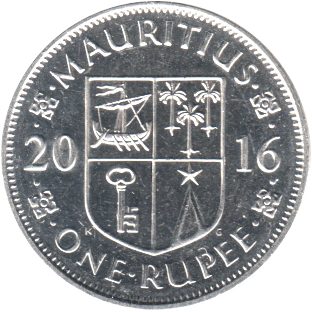 1 Rupee, 2016 Reverse