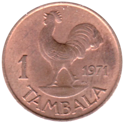 1 tambala, 1971 Reverse