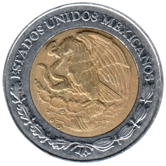 2 Pesos, 2005 Obverse