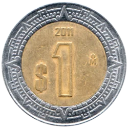 Preview 1 Peso, 2011 reverse