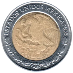 Preview 1 Peso, 2001 obverse