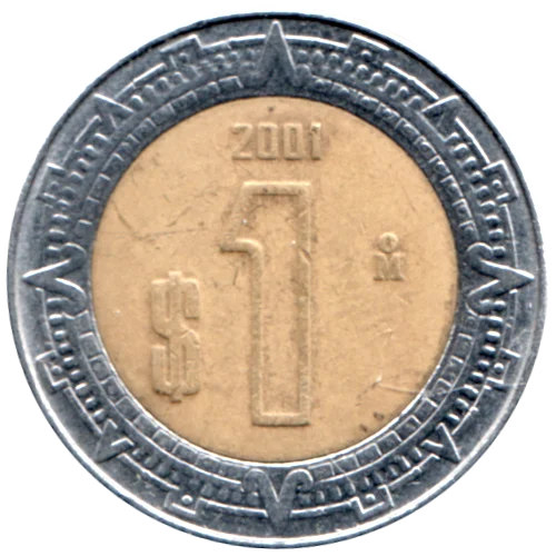 1 Peso, 2001 Reverse