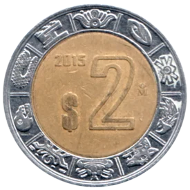 Preview 2 Pesos, 2015 reverse
