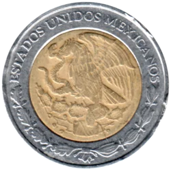 Preview 1 Peso, 2000 obverse