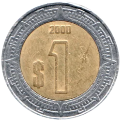 Preview 1 Peso, 2000 reverse