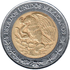 Preview 5 Pesos, 1992 obverse