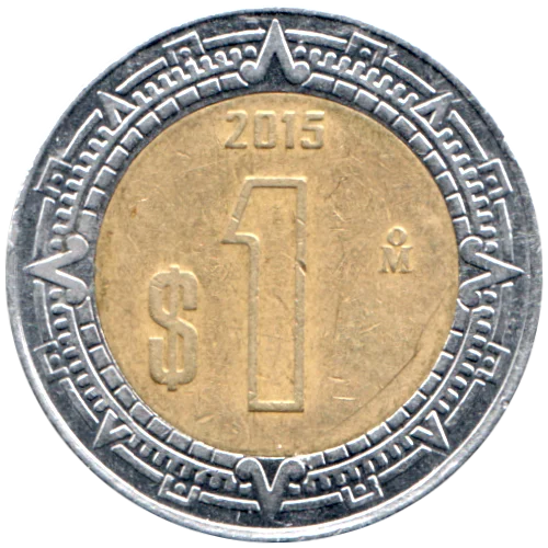 1 Peso, 2015 Reverse