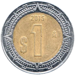 Preview 1 Peso, 2015 reverse