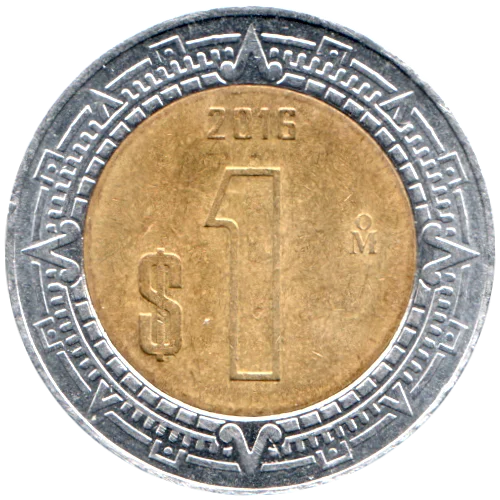 1 Peso, 2016 Reverse