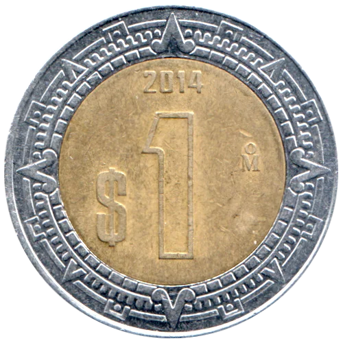 1 Peso, 2014 Reverse