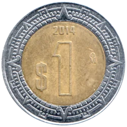 Preview 1 Peso, 2014 reverse