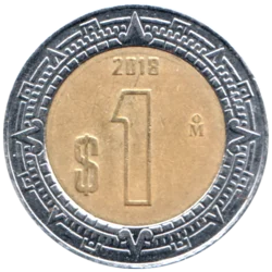 Preview 1 Peso, 2018 reverse