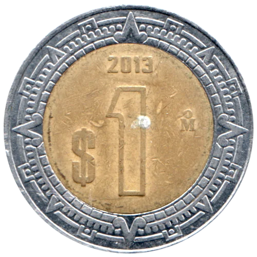 1 Peso, 2013 Reverse
