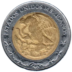 Preview 1 Peso, 1996 obverse