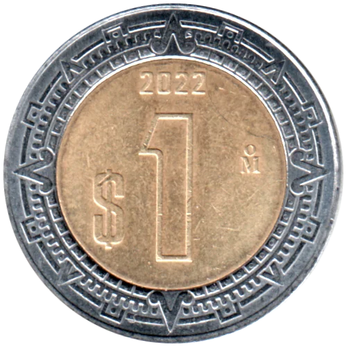 1 Peso, 2022 Reverse