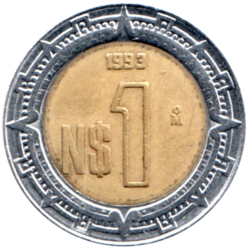 1 Peso, 1993 Reverse