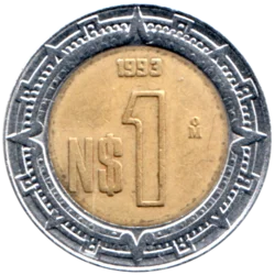 Preview 1 Peso, 1993 reverse