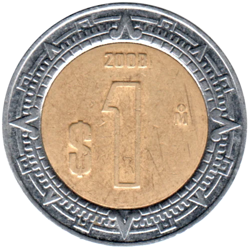 1 Peso, 2008 Reverse