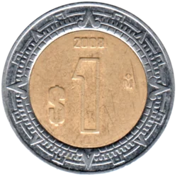 Preview 1 Peso, 2008 reverse