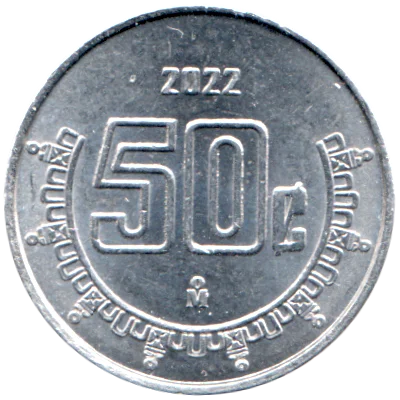 Preview 50 centavos, 2022 reverse