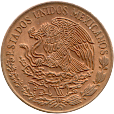 5 centavos, 1975 Obverse