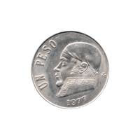 Preview 1 Peso, 1977 reverse
