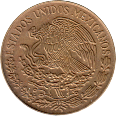 5 centavos, 1971 Obverse