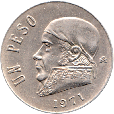 1 Peso, 1971 Reverse