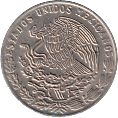 20 centavos, 1975 Obverse