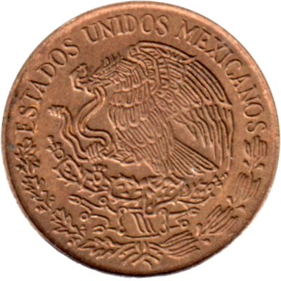 5 centavos, 1973 Obverse