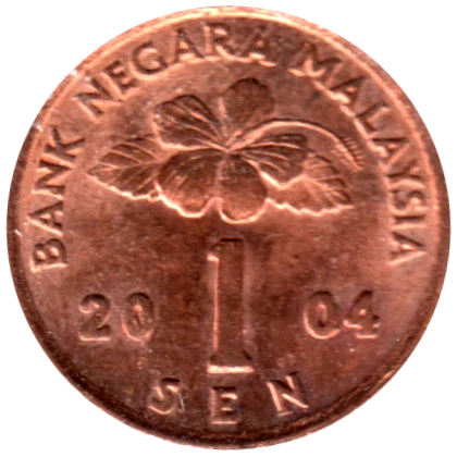 1 sen, 2004 Reverse