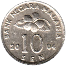 Preview 10 sen, 2004 reverse
