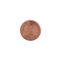 Preview 1 sen, 1967 reverse