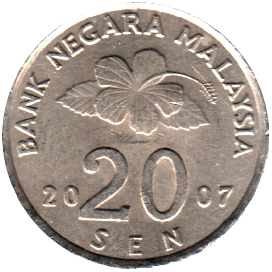 20 sen, 2007 Reverse