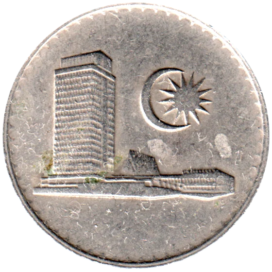 20 sen, 1987 Obverse
