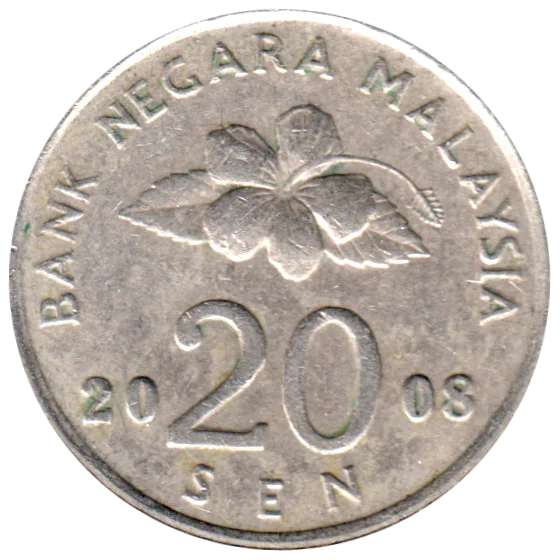 20 sen, 2008 Reverse