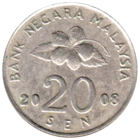 Preview 20 sen, 2008 reverse