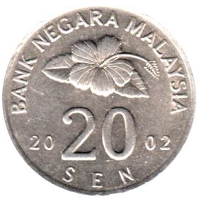 Preview 20 sen, 2002 reverse