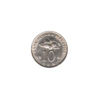 Preview 10 sen, 1991 reverse