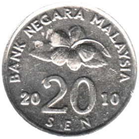 Preview 20 sen, 2010 reverse