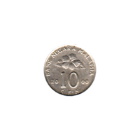 Preview 10 sen, 2000 reverse