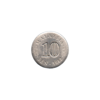Preview 10 sen, 1982 reverse