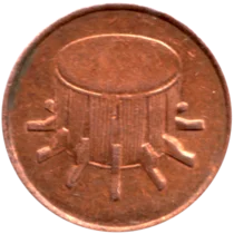 Preview 1 sen, 1996 obverse