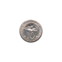 Preview 10 sen, 1993 reverse