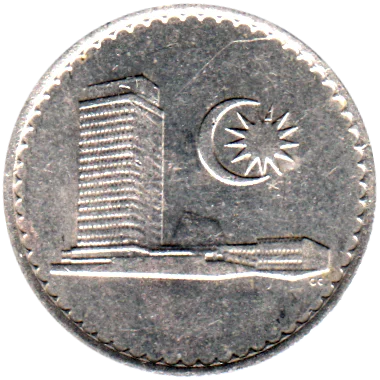 Preview 5 sen, 1967 obverse