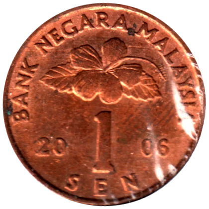 1 sen, 2006 Reverse