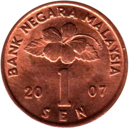 1 sen, 2007 Reverse