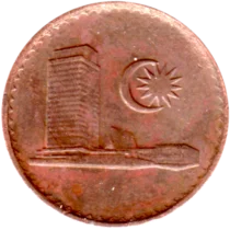 Preview 1 sen, 1988 obverse