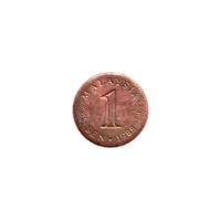 Preview 1 sen, 1988 reverse
