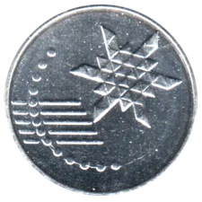Preview 10 sen, 2018 obverse